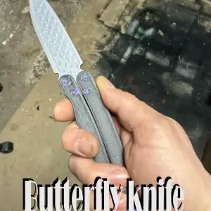 Butterfly knife, sharp