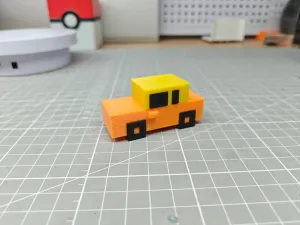 Children's building block car toy model (decoration)