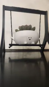 flower on a swing цветок на качели