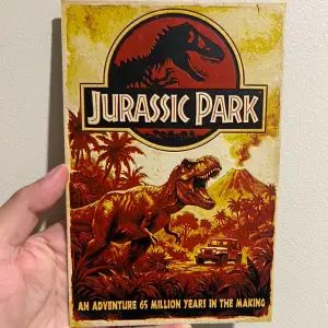 Jurassic Park poster Hueforge