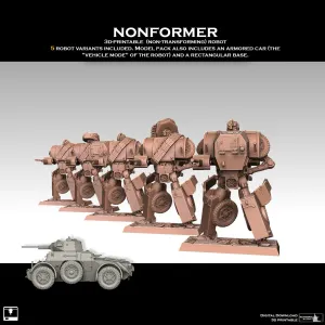 Nonforming Transformer Model Pack