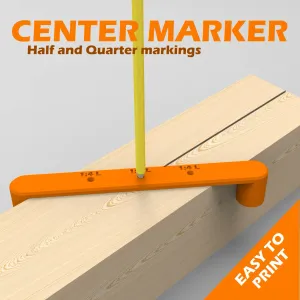 Center Marker - Center Marking Tool - (Tested)
