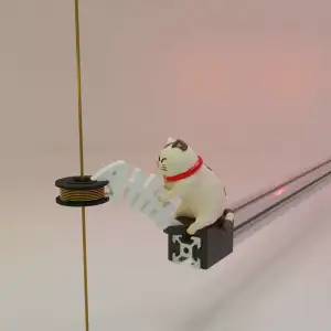 Creality Ender 3 Filament Guide Cat Design