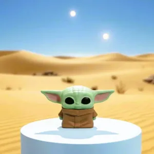 Baby Yoda (Star Wars) - Chibi Cube Figurine