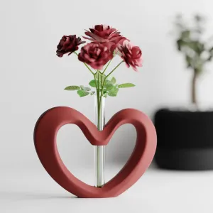 Valentines Heart Vase