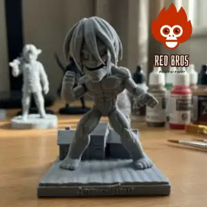¡El Retumbar de la ternura! – Titán de Ataque Chibi