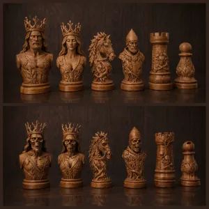Chess set (Humans and Zombies)