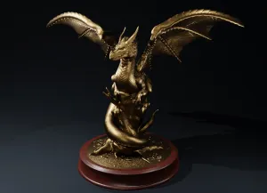 DRAGON CONTEMPLATING THE HORIZON
