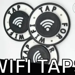 WIFI TAP PLATE NFC - EASY TO PROGRAM - EASY TO USE