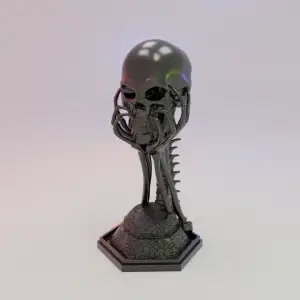 Skull Incense Cone Burner