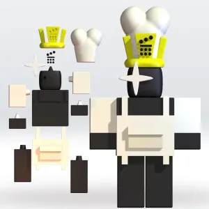Forsaken 1x1x1x1 eggs Roblox 3D Model STL Multipart