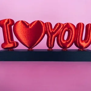 I Love you Valentines day stand