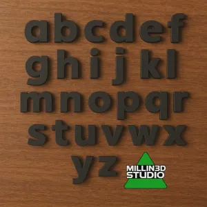 Lower Case Letters A to Z for DIY Projects arts and crafts