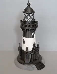 Gothic Lighthouse Lamp – LED Tea Light (25 cm)