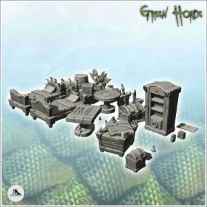 Chaos interior furniture set with beds and trophy (16) - min