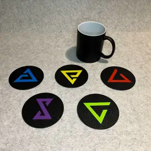 Witcher signs coasters