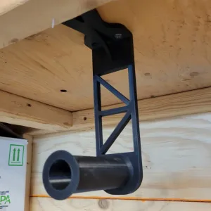 Spool holder with filament guide
