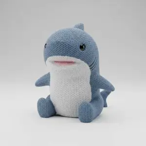 Knitted Baby Shark Sitting Pal – Noah0x03
