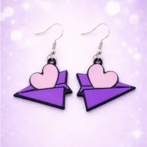 Love Flight Earrings - Valentine's Day