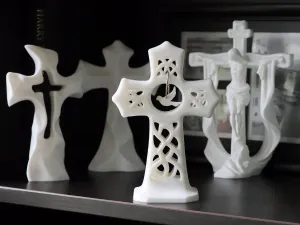 Ornamental Cross with Dove