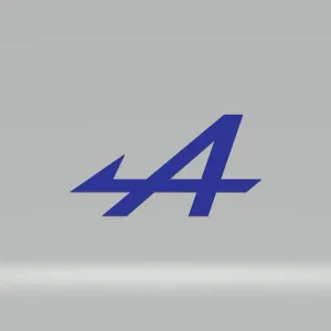 Renault Alpine logó, kulcstartó