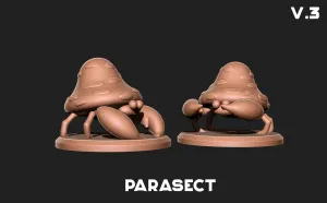 Parasect Pokemon V-3 3D print model
