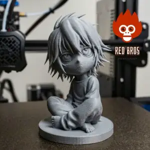 🔍 ¡L Lawliet: El Genio de los Dulces en versión Chibi! 🔍