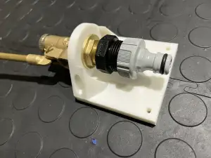 Float valve bracket