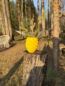 Vase for dried flowers