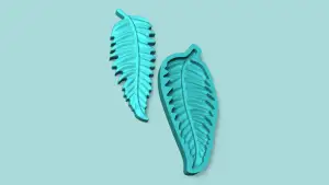 Toothed Leaf - Silicone Mold Maker - Template