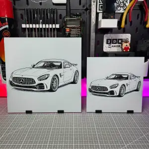 Mercedes AMG GT R - Hueforge - 3 Colors