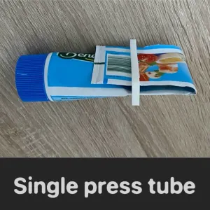 Single press tube