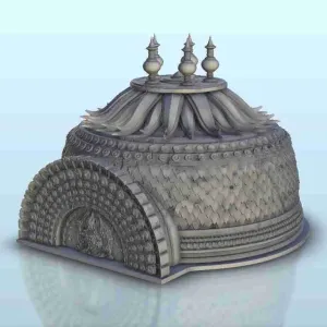 Indian circular temple 9 - miniatures warhammer terrain scen