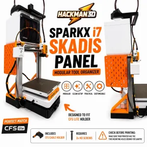 SPARKX i7 Skadis Panel – Modular Tool Organizer