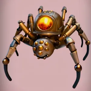 Steampunk Robot Spider