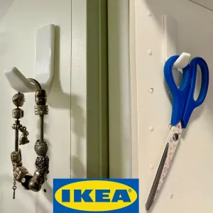 Shelf Hole clip-in Hook (IKEA METOD PAX BILLY IVAR BESTA)