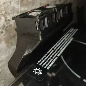 K1C Active Exhaust System | Dual-Fan & Low Profile (27mm)