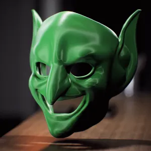 Green Goblin Spider Man Mask