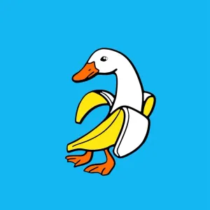 Banana Goose Magnet