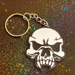 Keychain Skull_Teeth