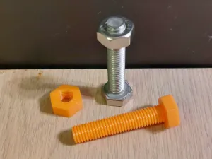 M10 X 50mm screw with net