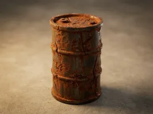 Oxidized Oil Barrel 3