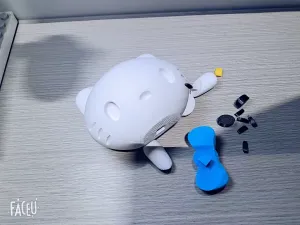 三丽鸥之Kitty猫(站立姿势)单色打印组装版