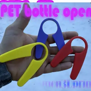 Simple PET bottle opener