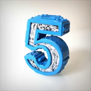 Steampunk number 5 - Files Pre-supported