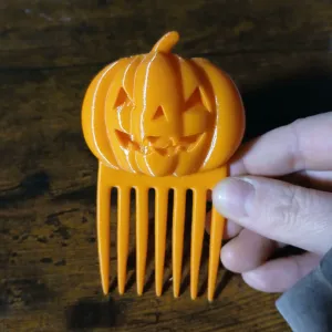 Pumpkin Hair Pin