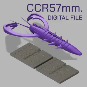 MOLD CCR57MM. STL, STEP FILE FOR CNC AND 3D PRINT