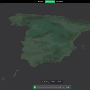 Autonomous Communities of Spain. 3D Map puzzle (17-piece)