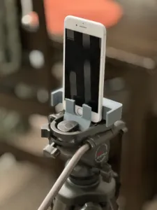 Phone tripod adapter mount