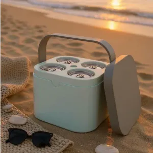 Freezable Can Carrier – Portable Drink Cooler, Cooling box
